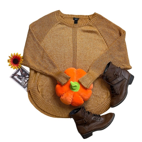 Rue 21 mustard yellow fall sweater - Picture 10 of 16